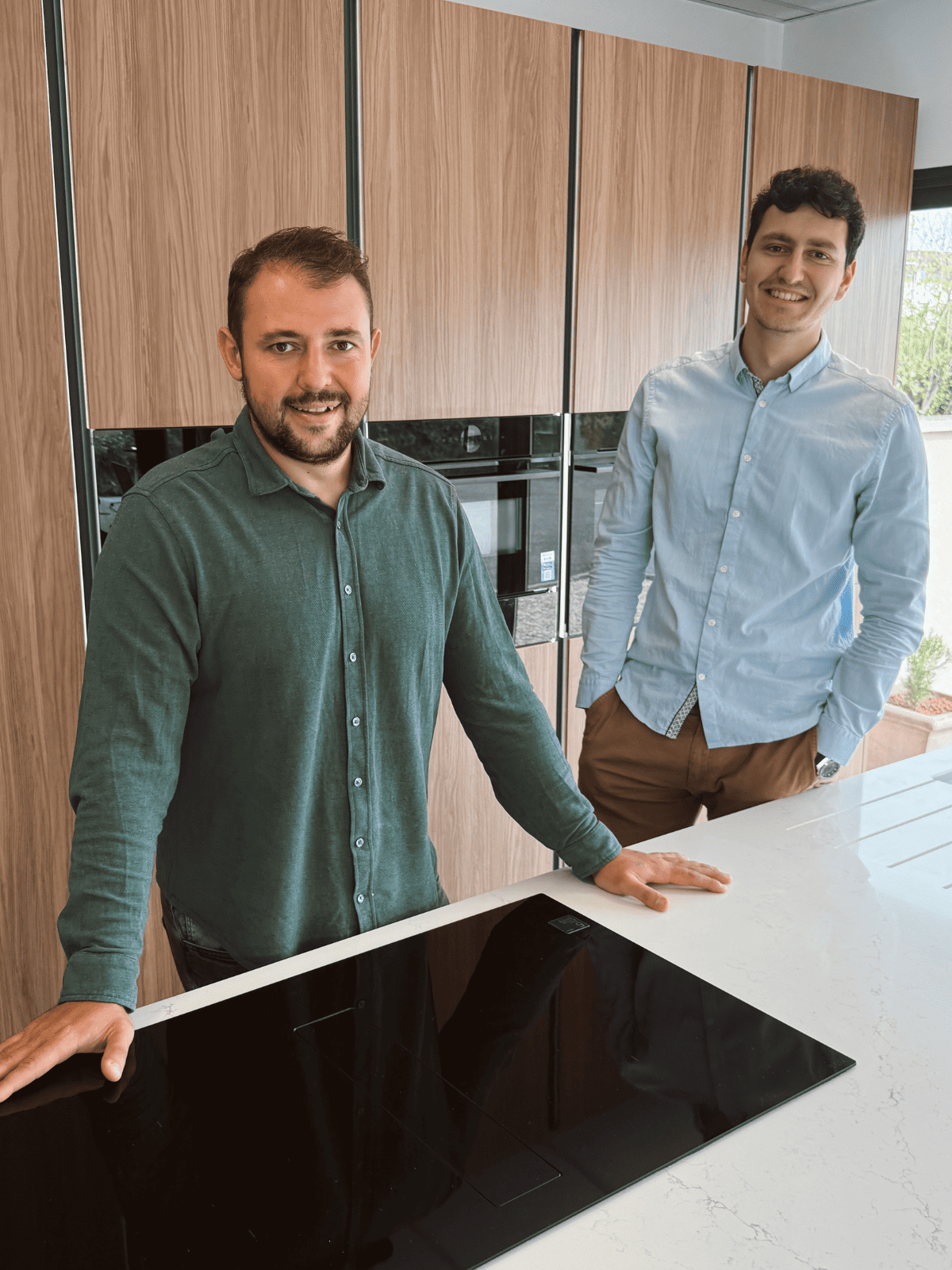luc et axel au showroom lf concept