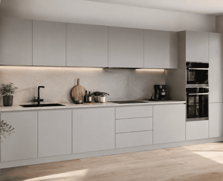 cuisine gris clair